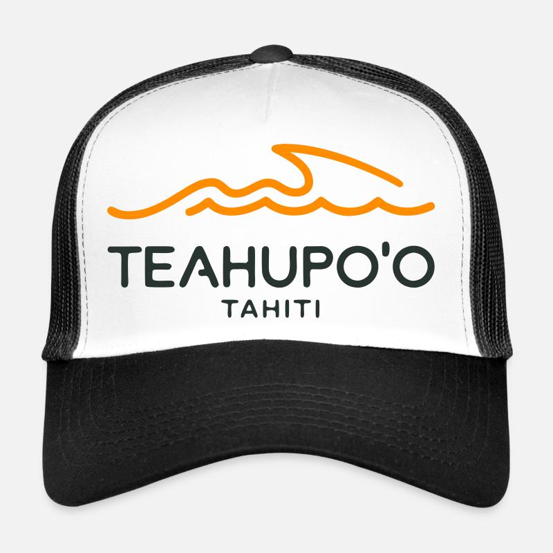 Design Éclat Océan Tahitien Casquette trucker 