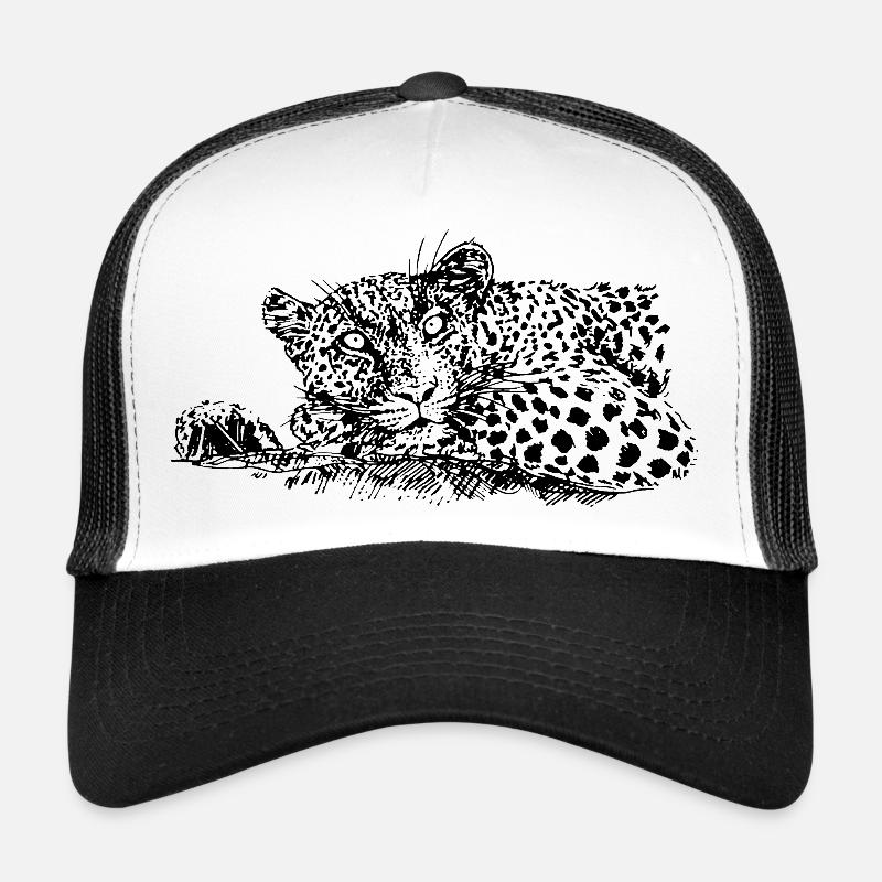LÉOPARD Casquette trucker 