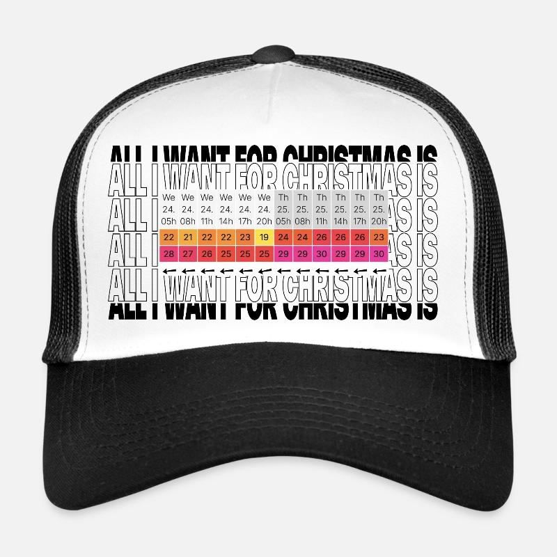 Tout ce que je veux pour Noël, c’est du vent - Kite / Surf Casquette trucker 