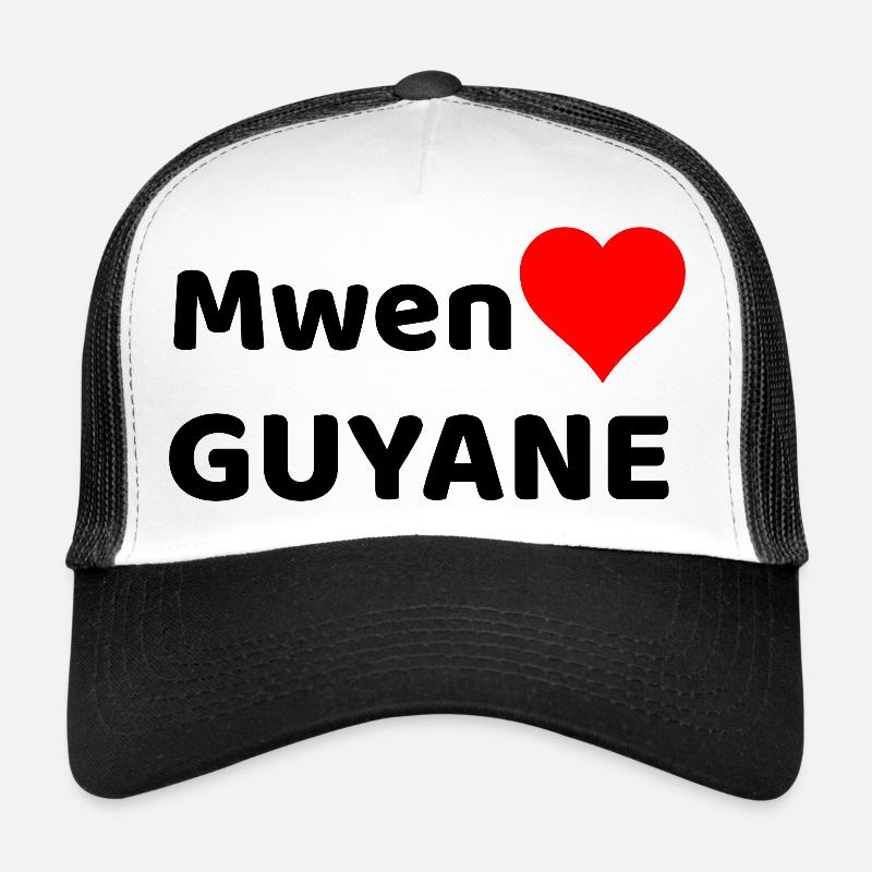 Mwen enmé Guyane - J'aime la Guyane Casquette trucker 