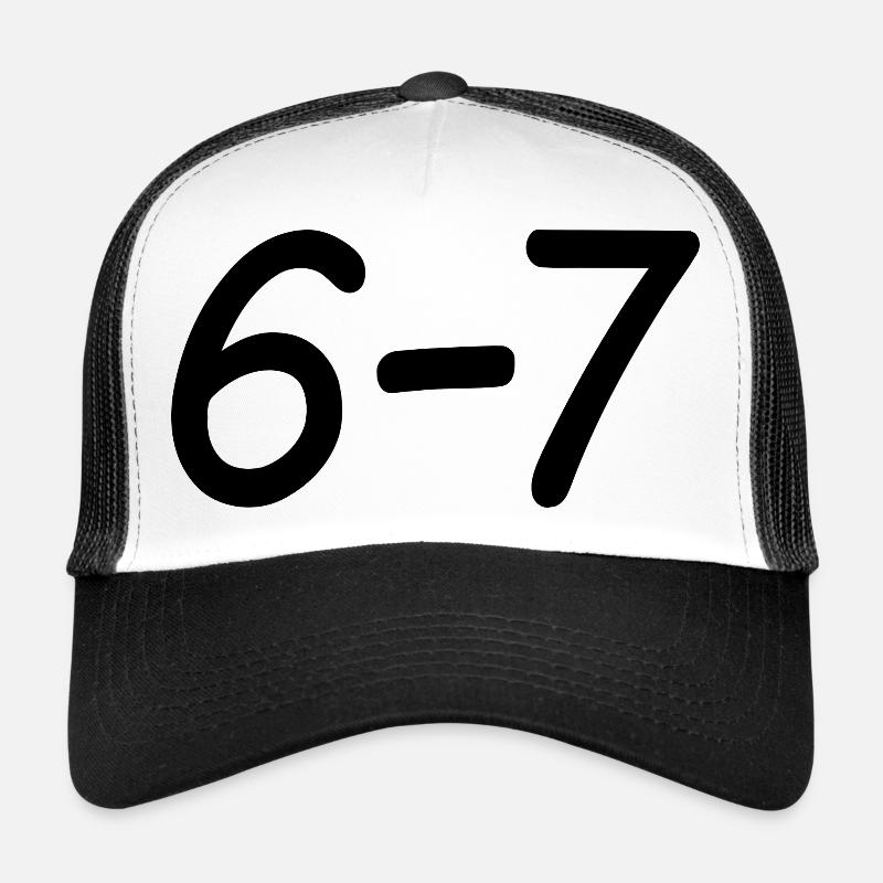 67 - Trucker Cap - Weiß/Schwarz