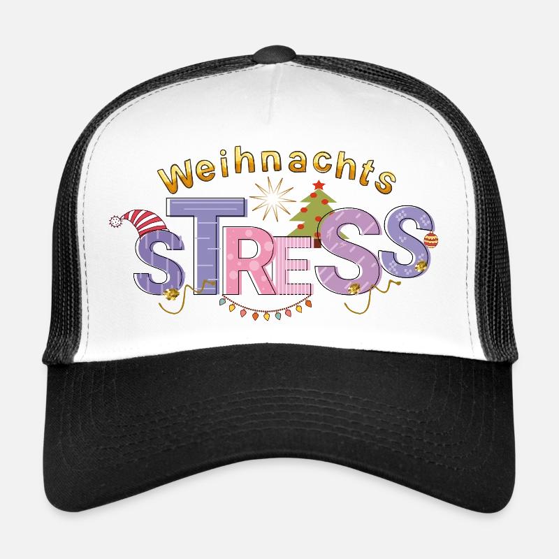 Le stress de Noël Casquette trucker 