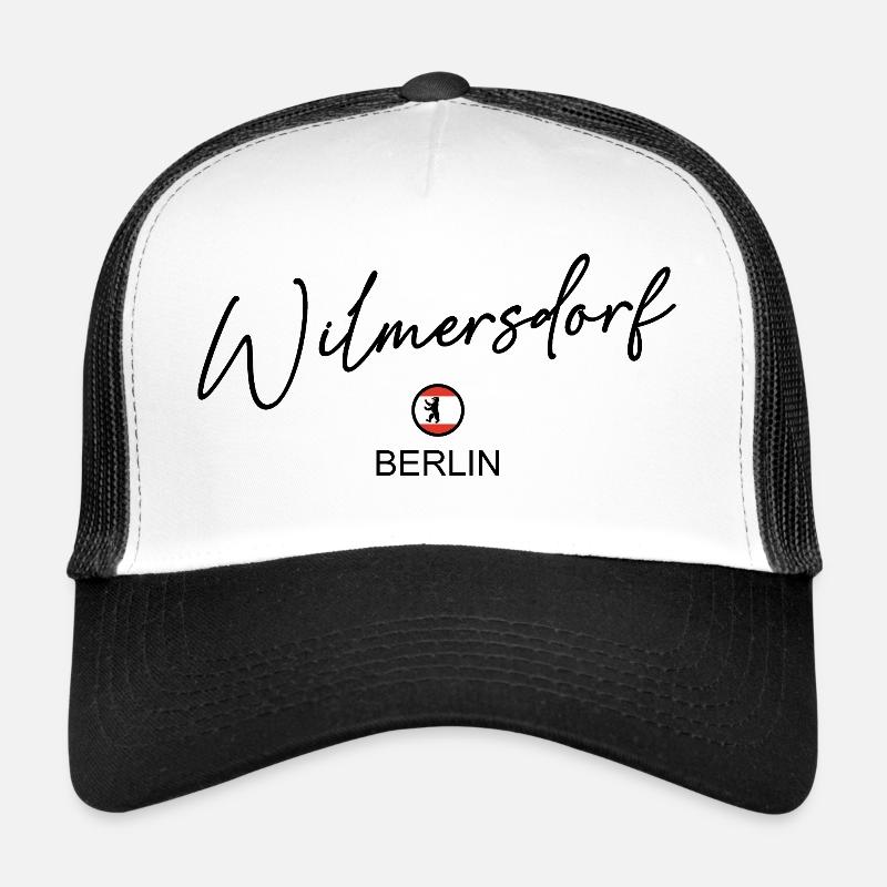 Wilmersdorf - Drapeau de Berlin - Ours de Berlin Casquette trucker 