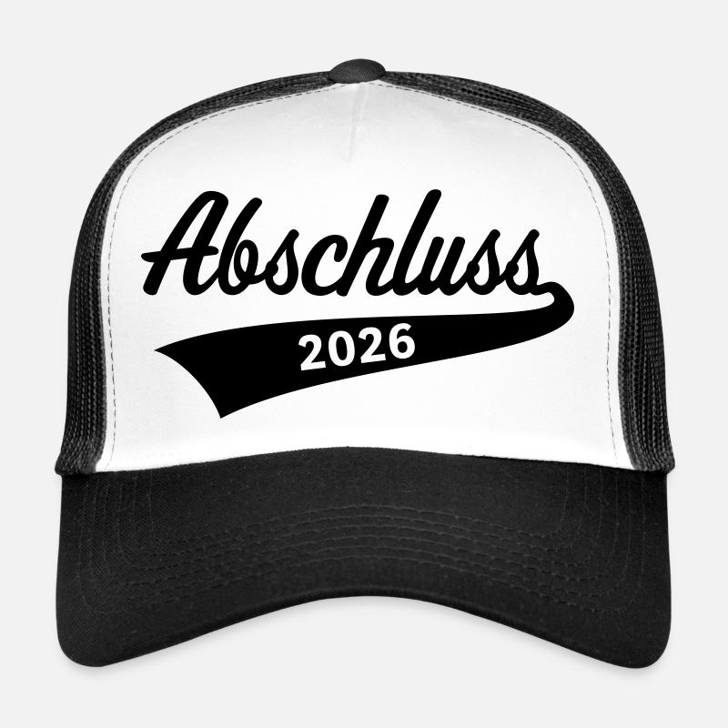 Remise des diplômes 2026 (Diplôme / Noir) Casquette trucker 