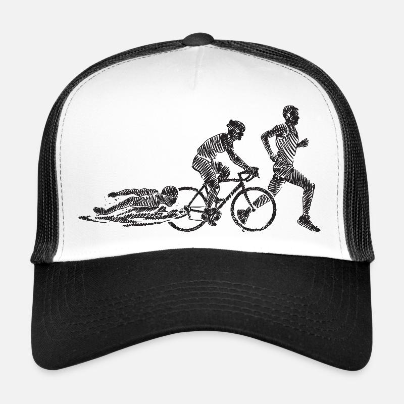 Cycling Zombie Circuit Trucker Cap