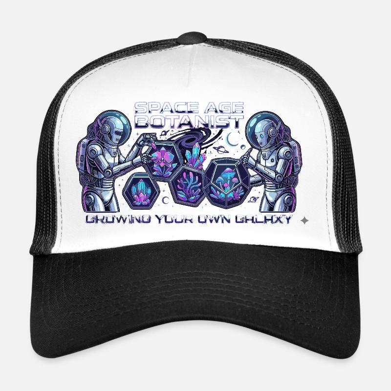 Space Age Botanist: Galactic Flora Trucker Cap