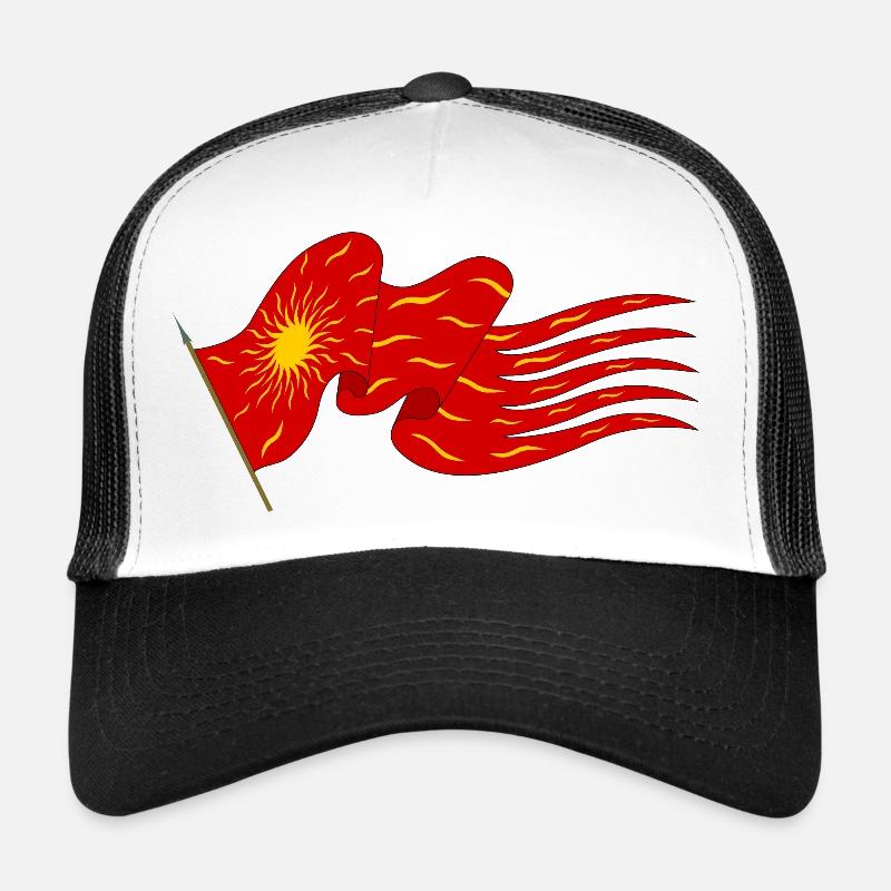 Oriflamme - Drapeau Soleil en Feu Casquette trucker 