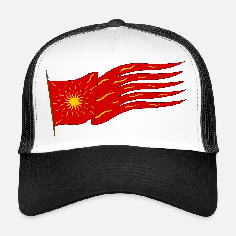 Drapeau rouge Oriflamme Casquette trucker 