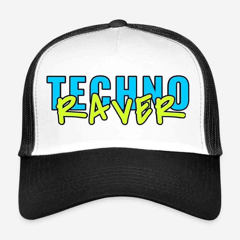 techno raver Trucker Cap