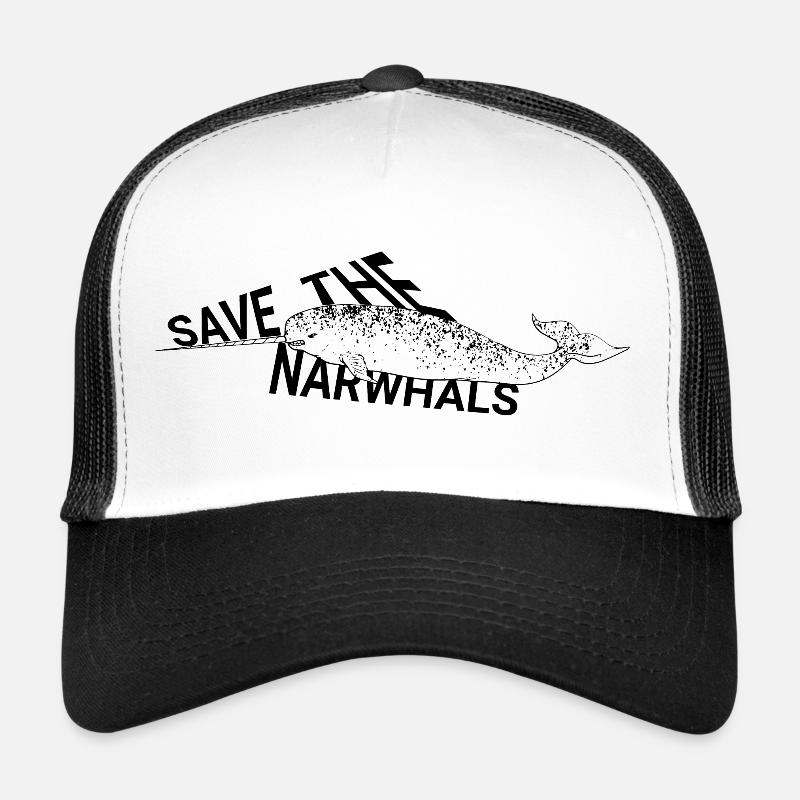 Narval (baleine à dents) Casquette trucker 