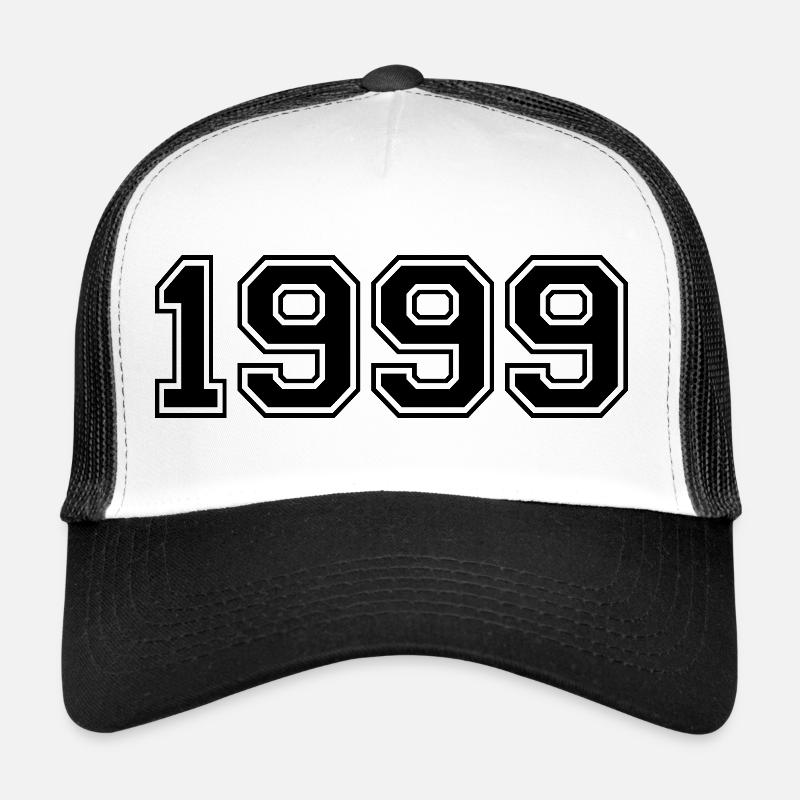 1999 - Trucker Cap - Weiß/Schwarz