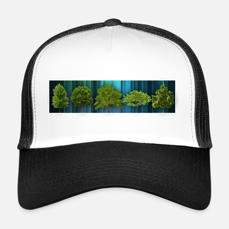 différents arbres Casquette trucker 