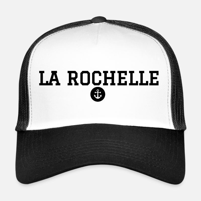 La Rochelle - Médaillon ancre marine Casquette trucker 