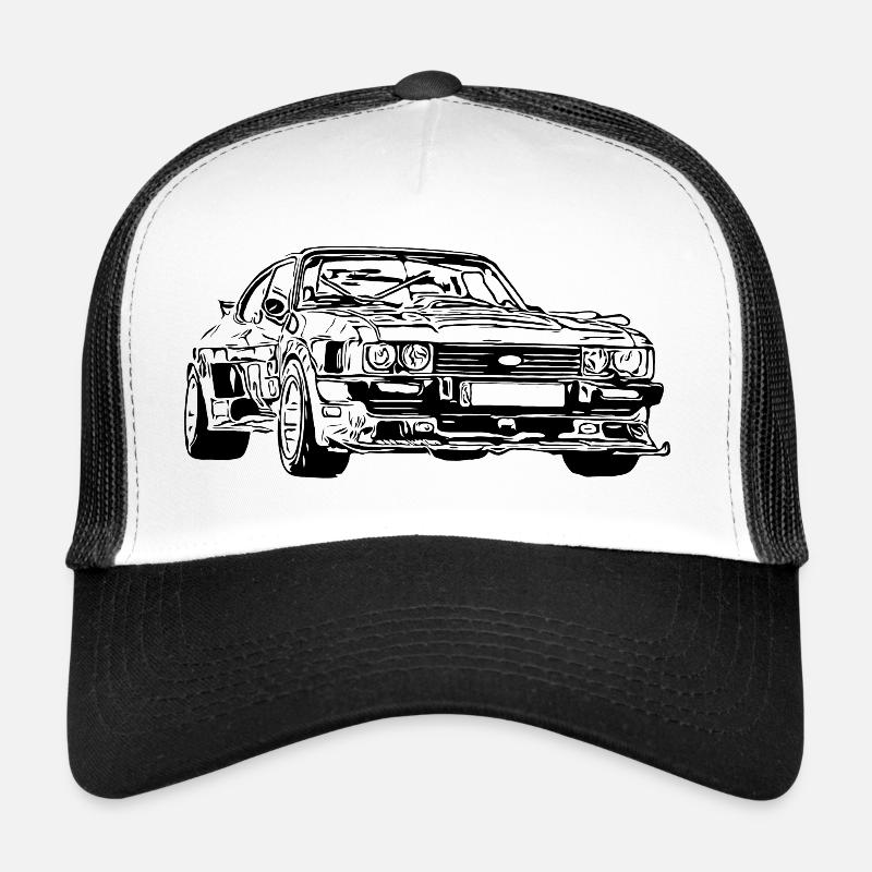 Oldtimer nero - Cappellino sportivo - bianco/nero