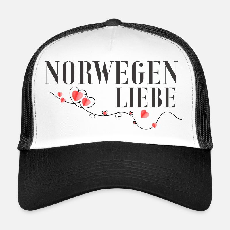 L’amour de la Norvège Casquette trucker 