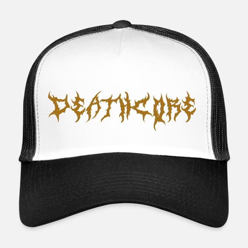Deathcore - Trucker Cap - Weiß/Schwarz