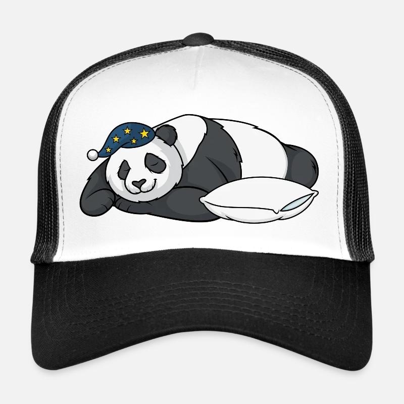 Panda - Casquette trucker  - blanc/noir