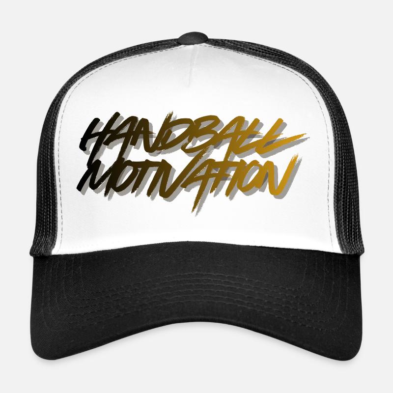 Motivation Handball - Trucker Cap - white/black