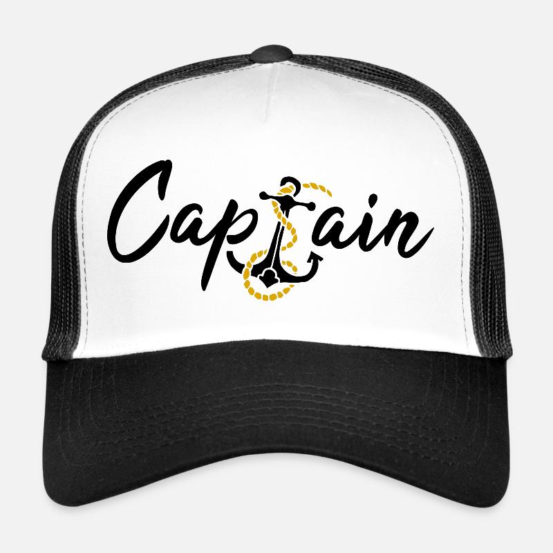 Captain Kapitän englisch Boot Schiff Geschenk Trucker Cap
