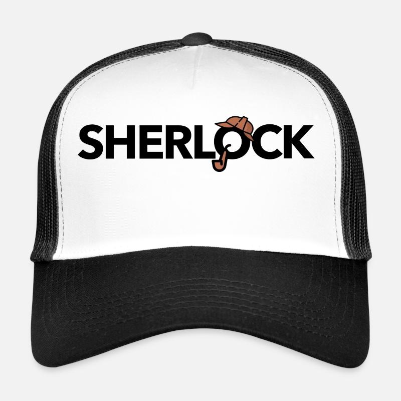 Sherlock Holmes (noir) Casquette trucker 