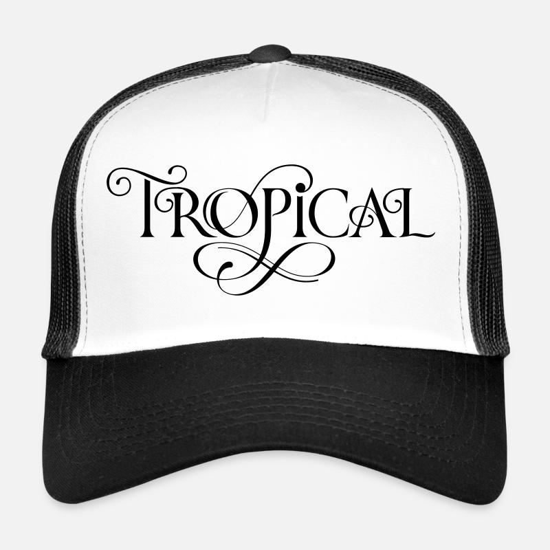Tropical Casquette trucker 