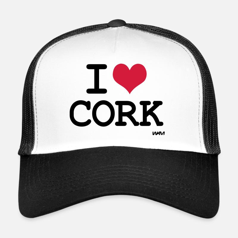 i love cork by wam Trucker Cap