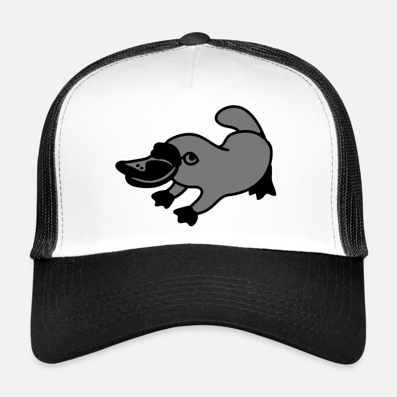 Platypus - Trucker Cap - white/black