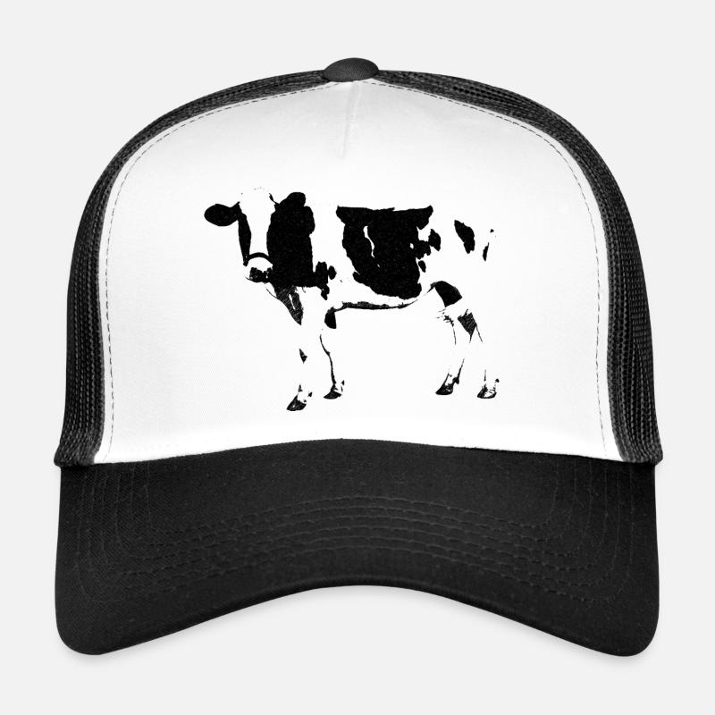 kuh2 - Trucker Cap - Weiß/Schwarz