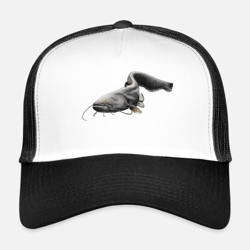 catfish - Trucker Cap - white/black