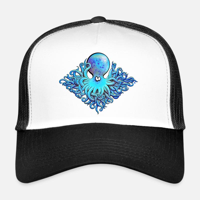 51 tentacles octopus Casquette trucker 