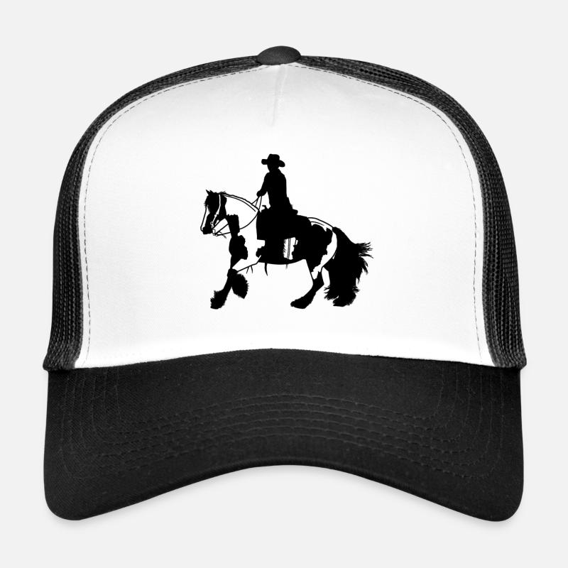Tinker Galopp - Trucker Cap - Weiß/Schwarz