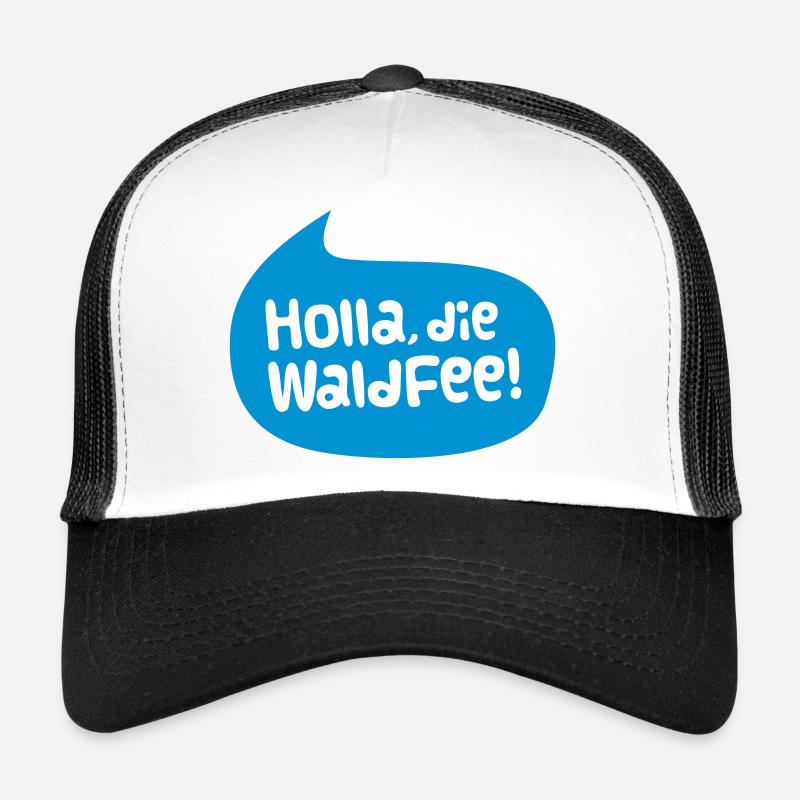 holla die waldfee - Trucker Cap - Weiß/Schwarz