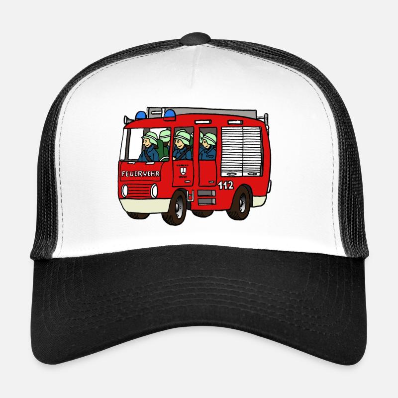 Feuerwehrauto Trucker Cap