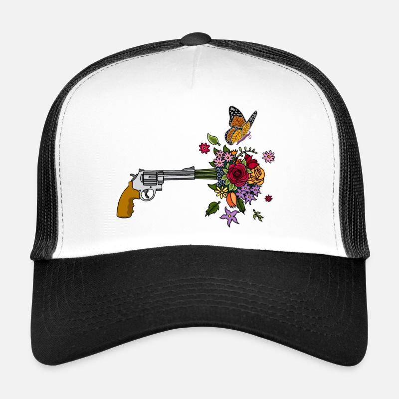 Le revolver de la paix Casquette trucker 