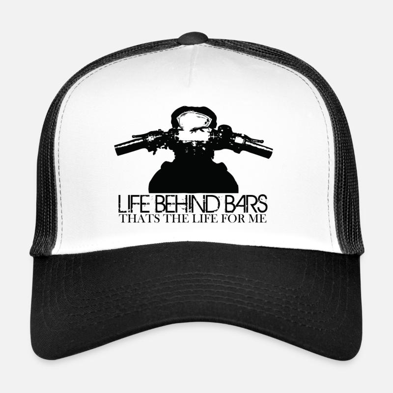 Life Behind Motorcycle Bars Trucker Cap