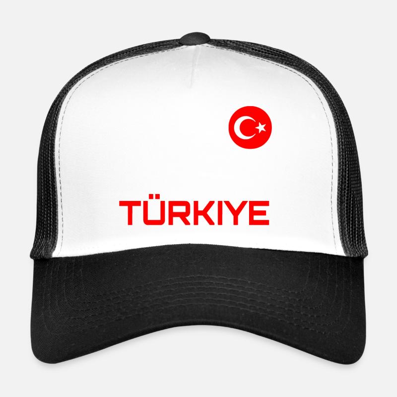 Turkey / Türkiye - Trucker Cap - white/black