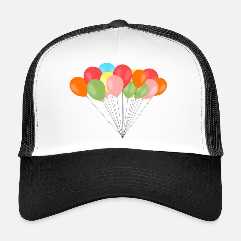 colorful ballons - Trucker Cap - white/black