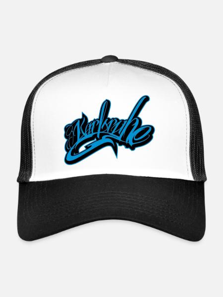 Karlsruhe - Trucker Cap - white/black - Front