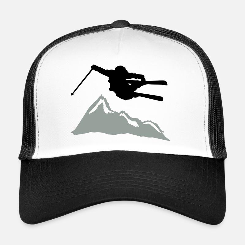 ski jump i mountain Casquette trucker 