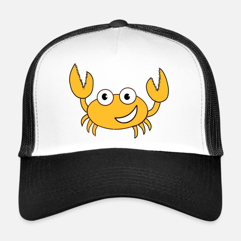 Krebs - Trucker Cap - Weiß/Schwarz