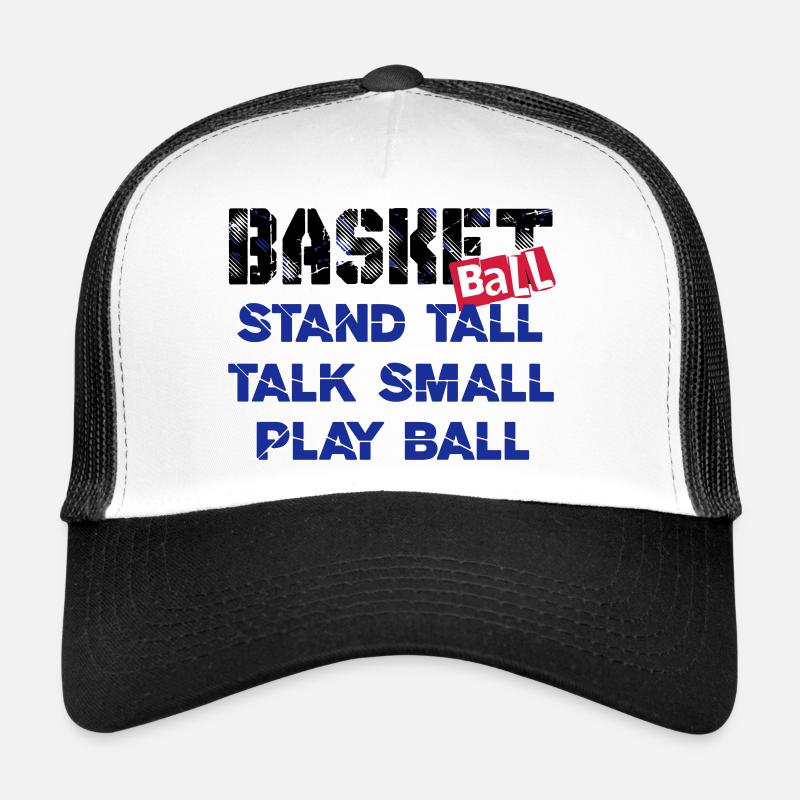 Basketball 05 - Trucker Cap - Weiß/Schwarz