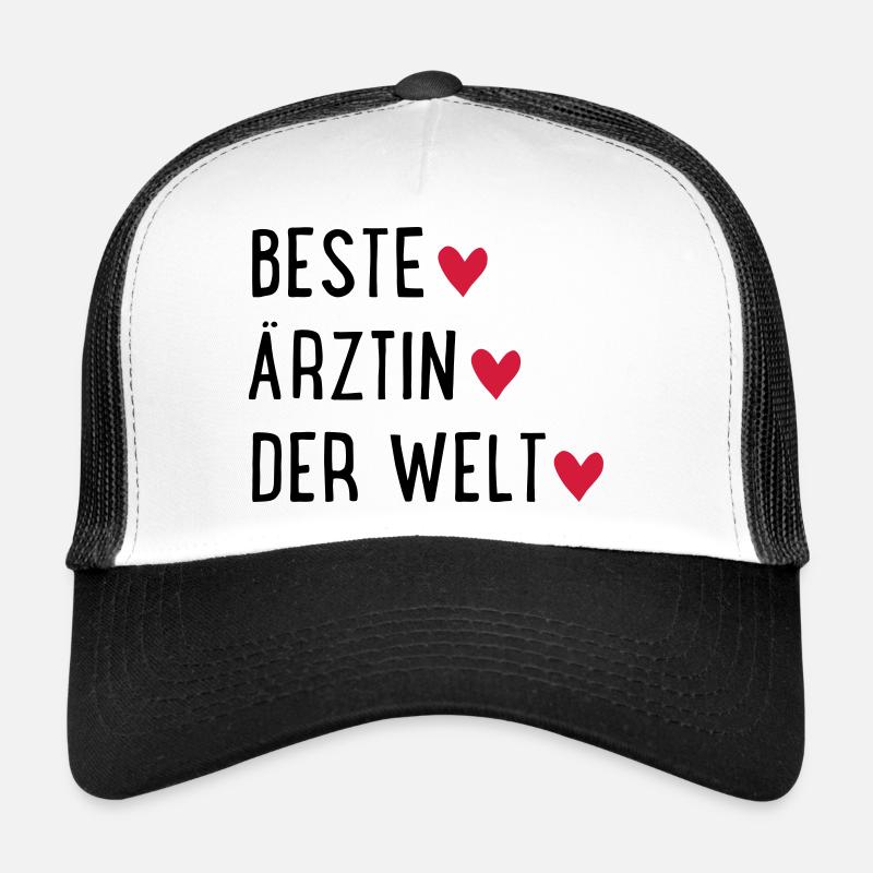 Ärztin - Trucker Cap - Weiß/Schwarz