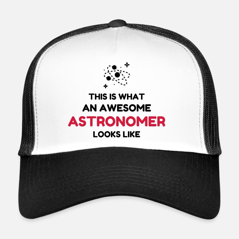 Astronomy / Astronomer / Astronomie / Astronom - Trucker Cap - white/black