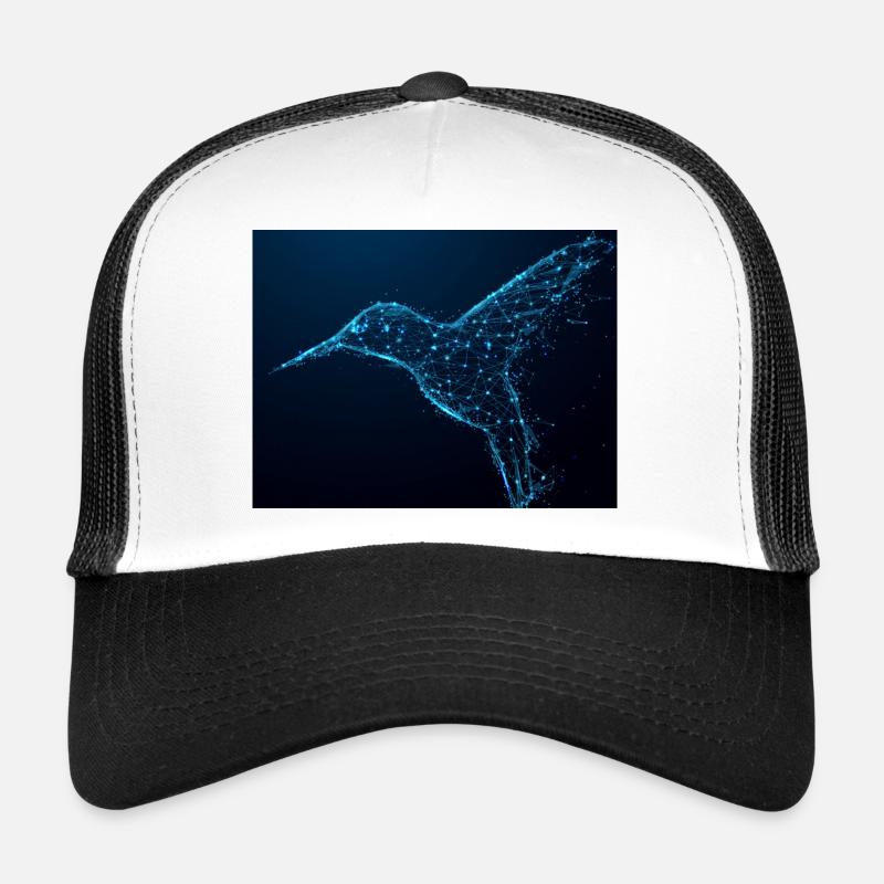 hummingbird - Trucker Cap - white/black