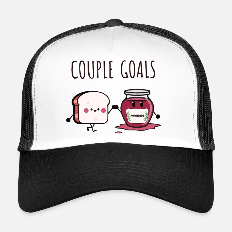Couple goals toast and jam Trucker Cap