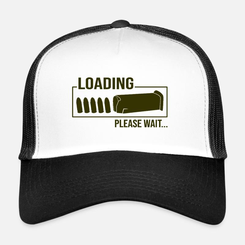 Laden der Kugel Bitte warten Trucker Cap