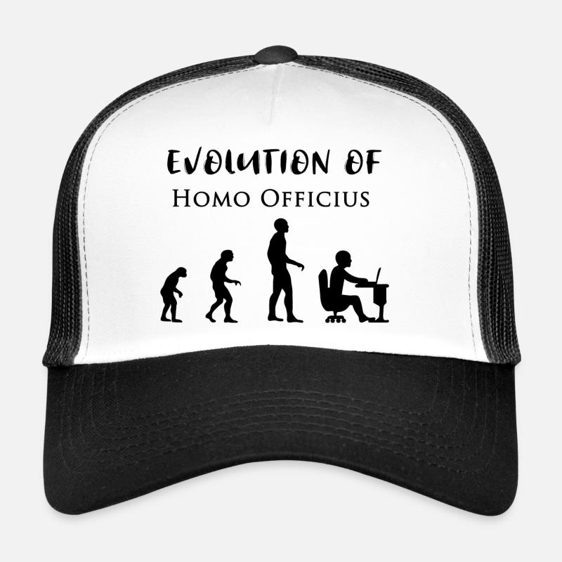 L'évolution de l'homo official Office Humour Casquette trucker 