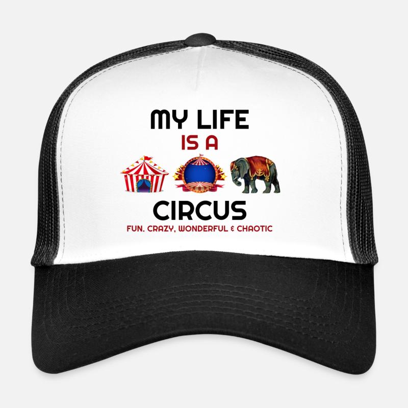 Tout est question de cirque, cirque, masques de cirque, C Casquette trucker 
