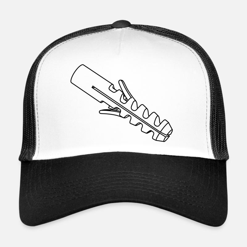 Plugs - Trucker Cap - white/black