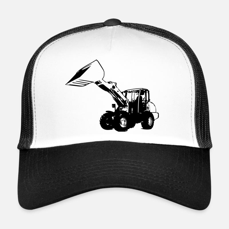 Radlader - Trucker Cap - Weiß/Schwarz